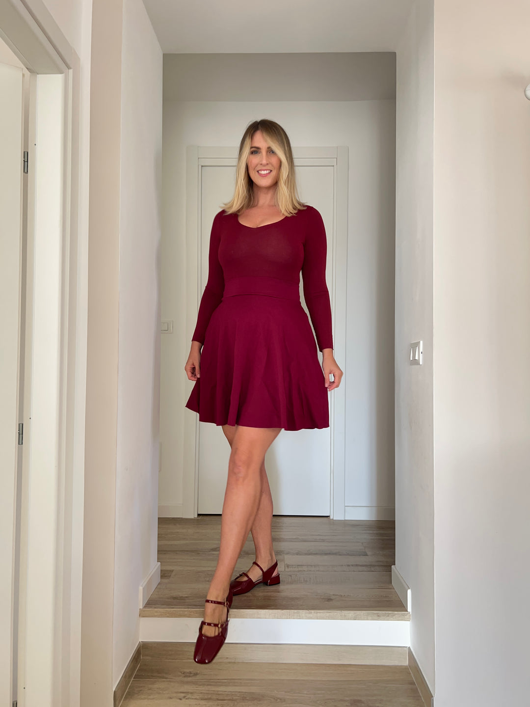 Gonna ROSSELLA Mini - Bordeaux