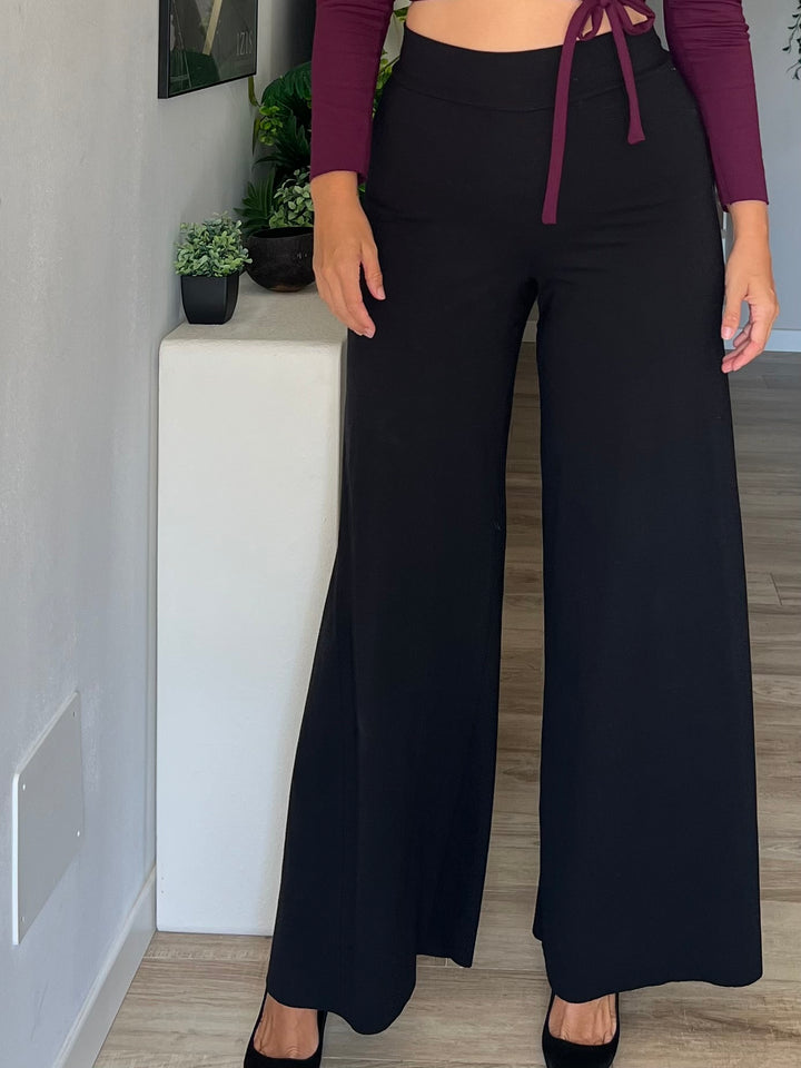 Pantalone PALAZZO Punto Milano - Viola Mulberry (PREORDER)