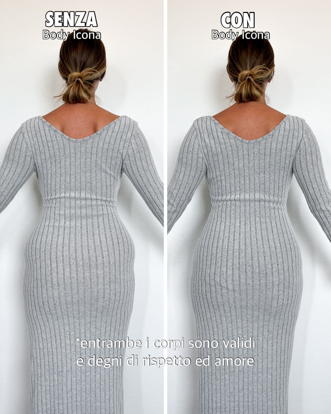Body ICONA - Sculpt reversible NERO/BEIGE