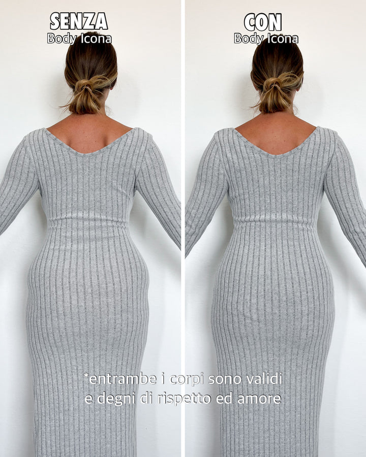 Body ICONA - Sculpt reversible NERO/BEIGE