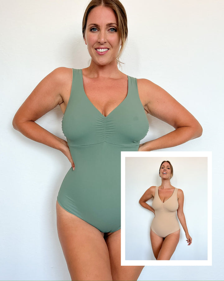 Body ICONA - Sculpt reversible SAGE/BEIGE