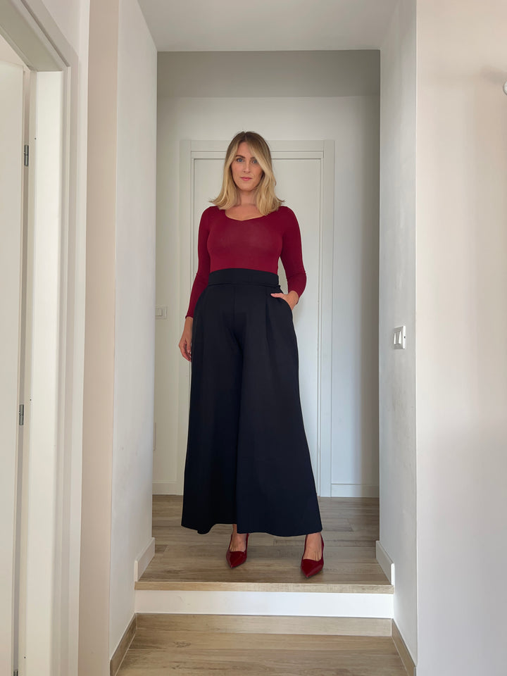 Pantalone BOSSY Punto Milano - Bordeaux
