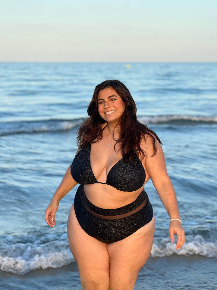 “COME TU MI VUOI” Reggiseno Triangolo - Black Diamond