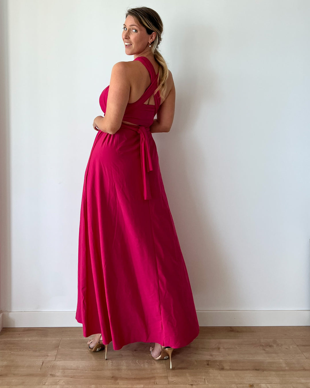 Dress OLIMPIA - Raspberry