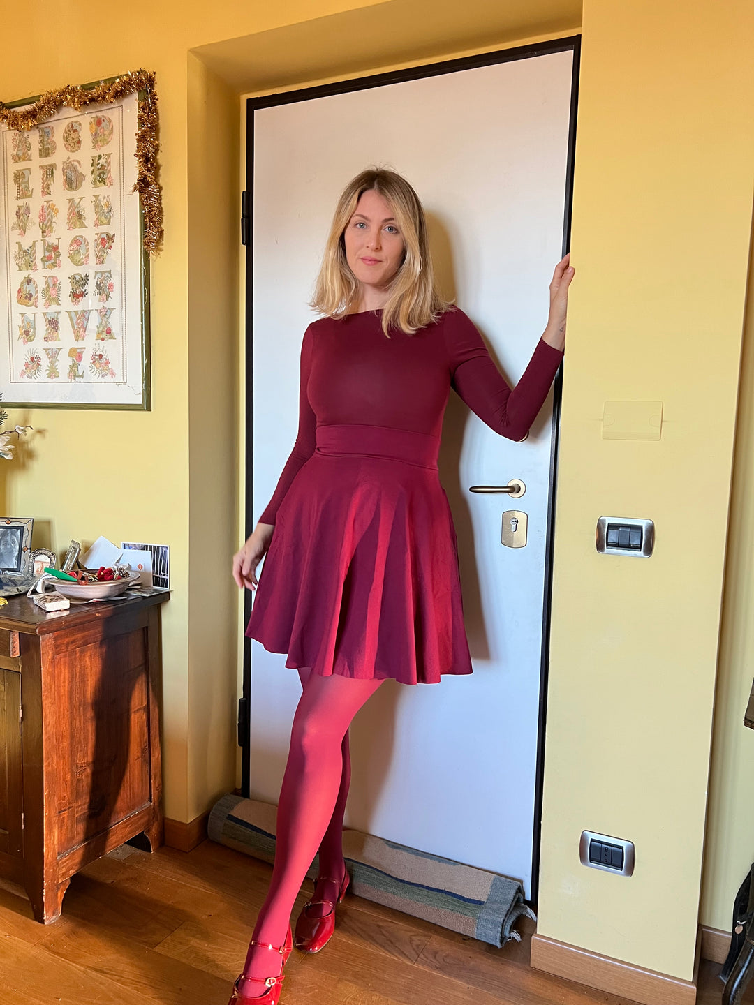 Gonna ROSSELLA Mini - Bordeaux