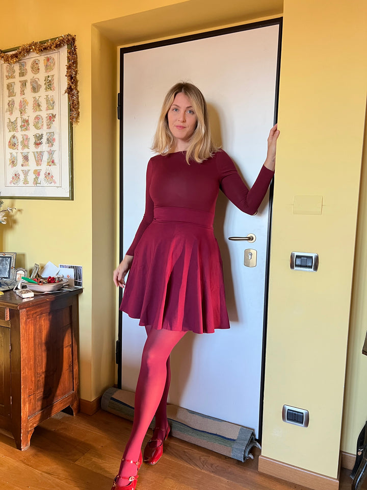 Gonna ROSSELLA Mini - Bordeaux