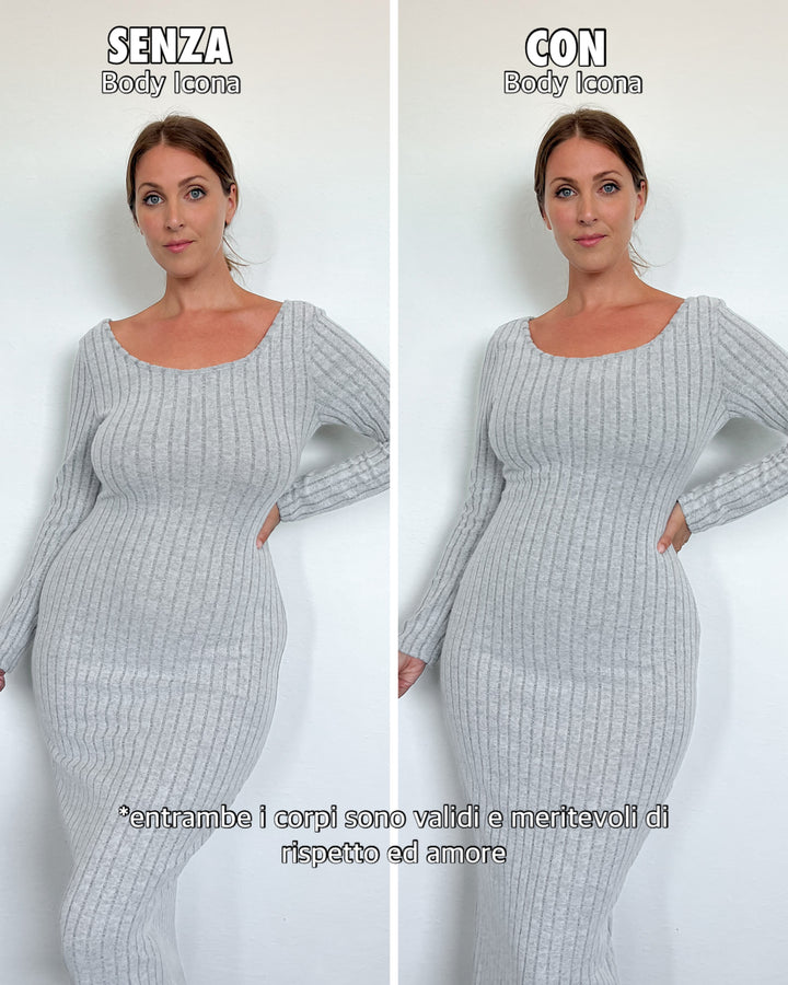 Body ICONA - Sculpt reversible NERO/BEIGE
