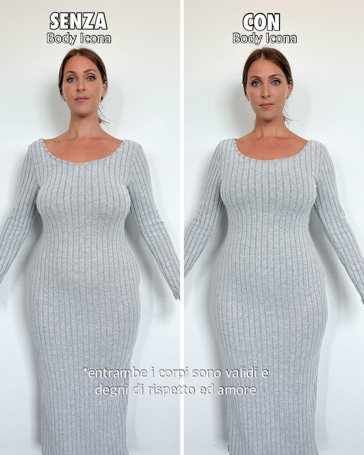 Body ICONA - Sculpt reversible NERO/BEIGE