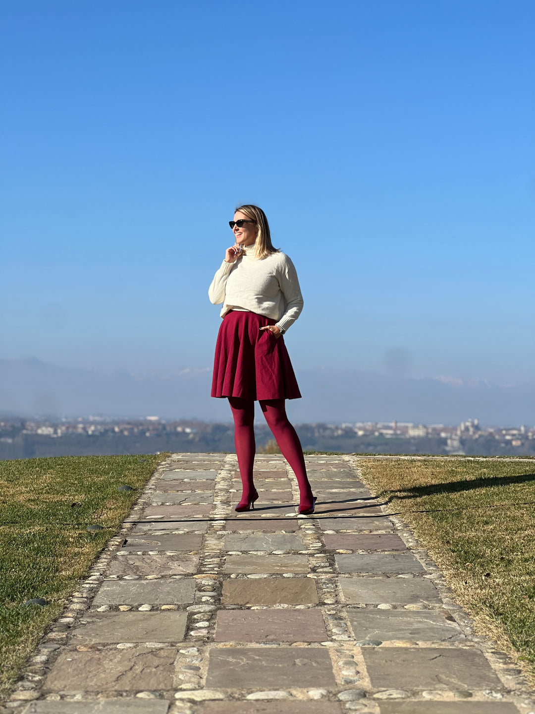 Gonna ROSSELLA Mini - Bordeaux