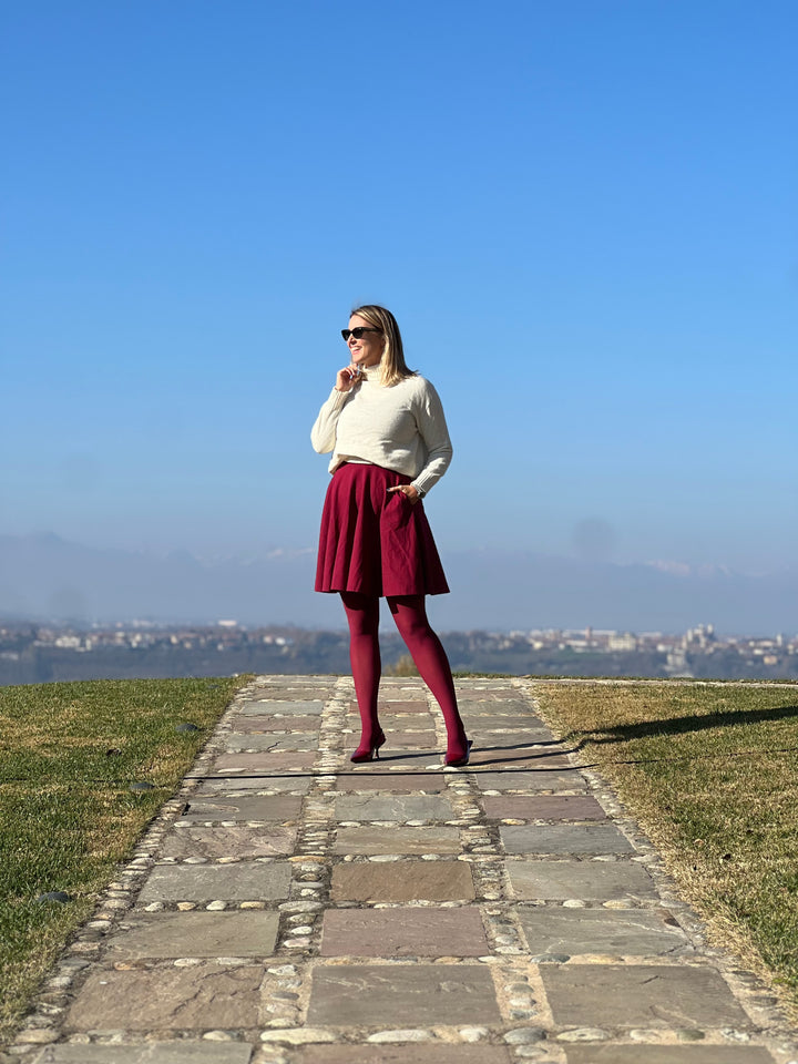 Gonna ROSSELLA Mini - Bordeaux