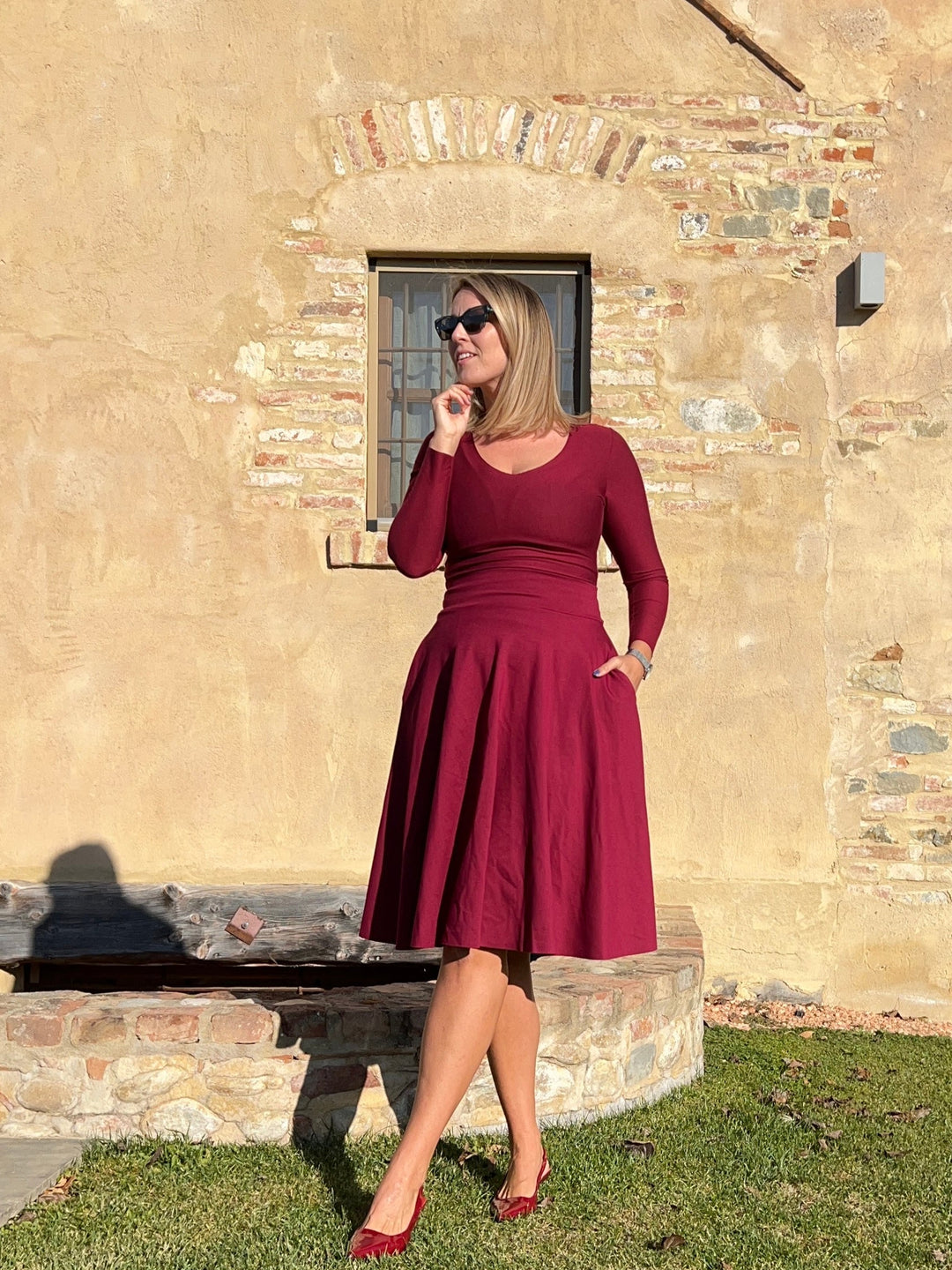 Gonna ROSSELLA Midi - Bordeaux