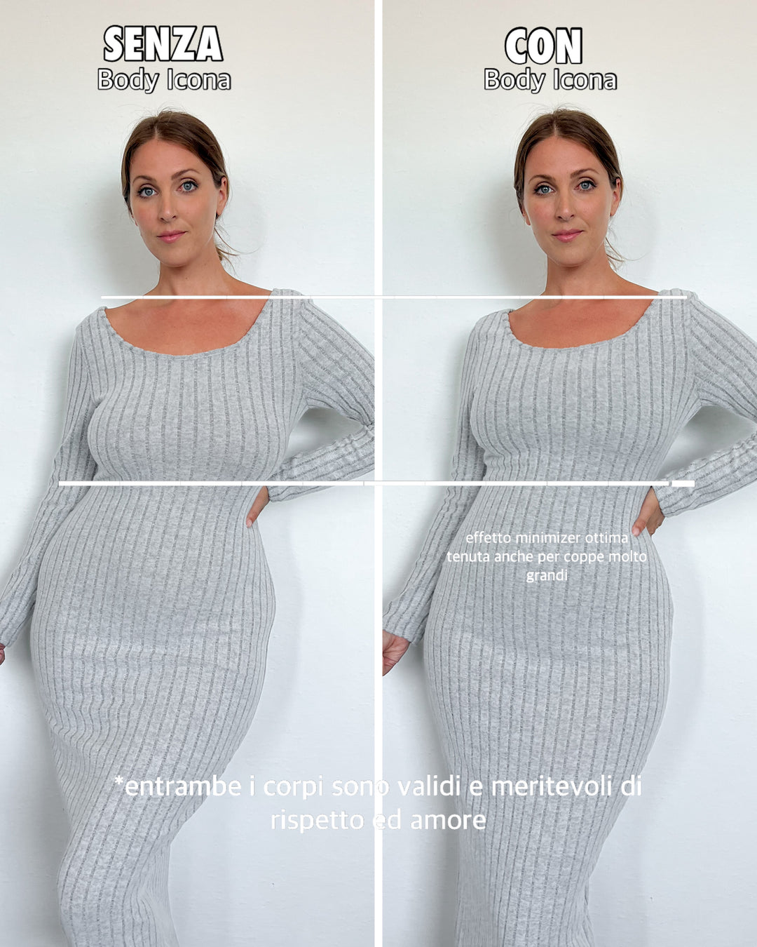 Body ICONA - Sculpt reversible NERO/BEIGE