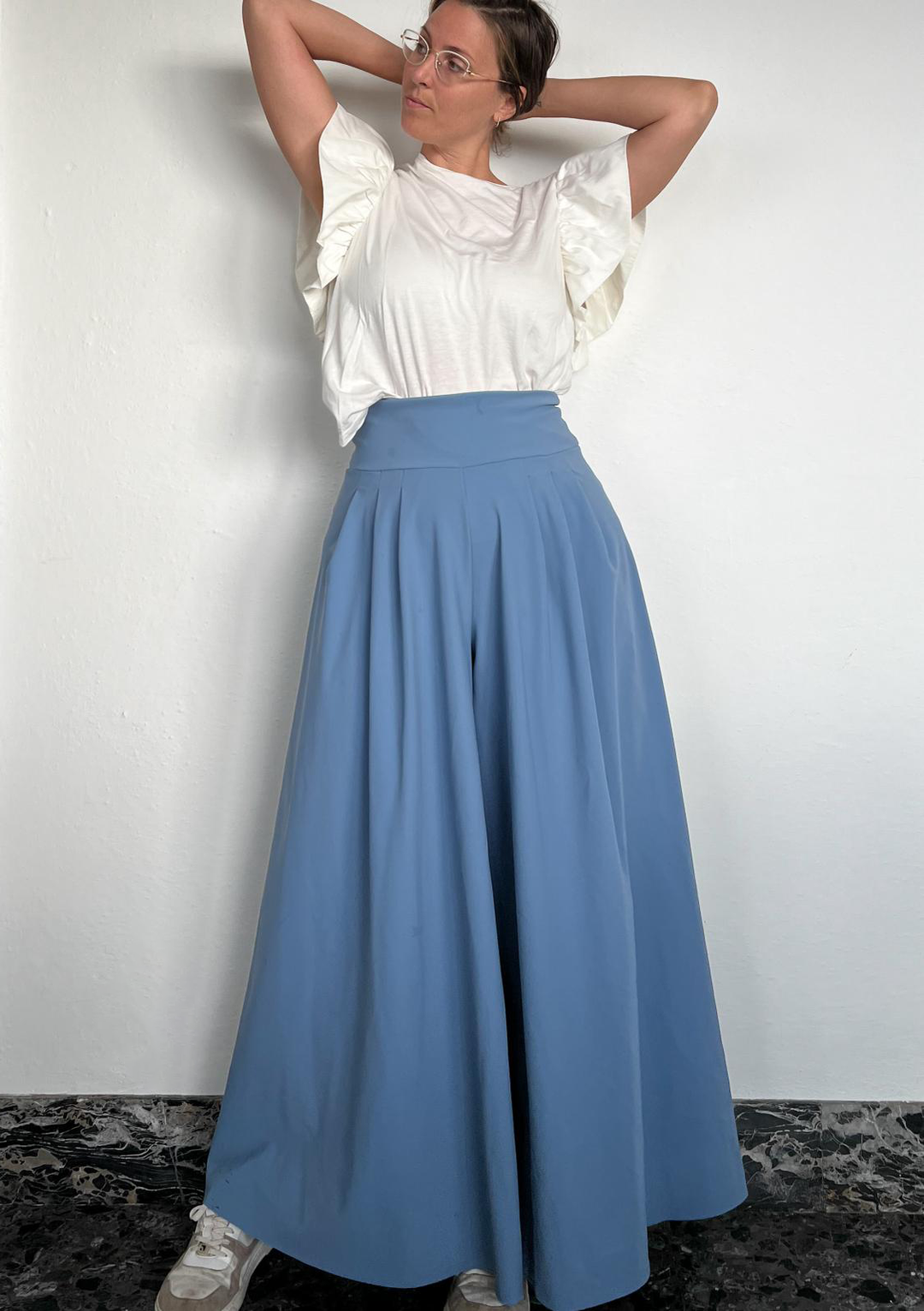 Pantalone SAMURAI - Azzurro polvere