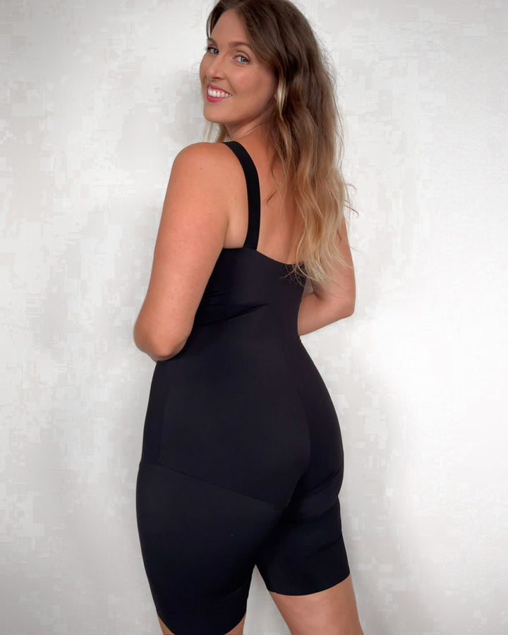 Tutina modellante IRINA - doppio Sculpt Nero