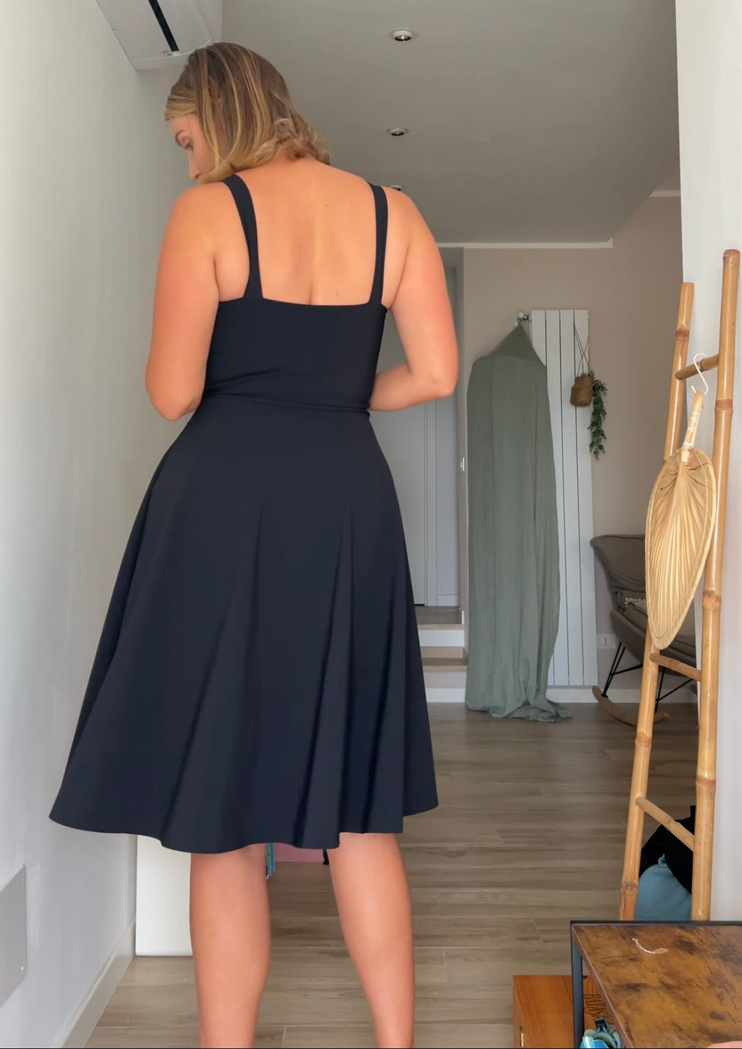 Abito DIANA Corsetto - Punto Milano Nero