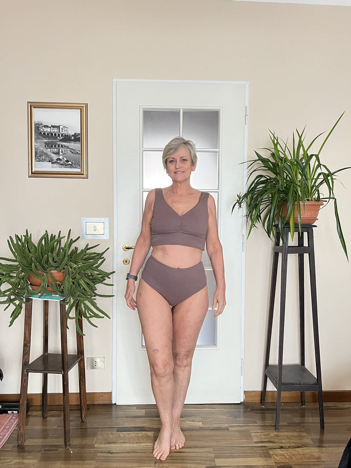 Culotte DEMURE Shaper Cotone -Deep Mauve