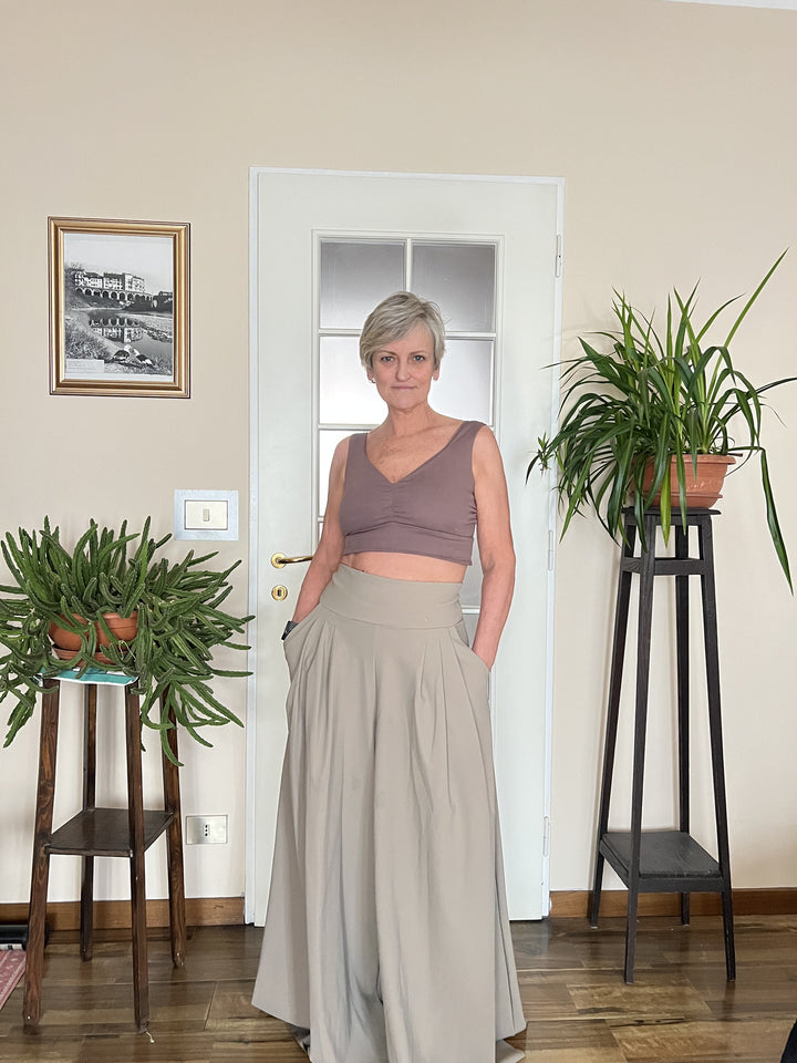 Reggiseno Double Cotone - Deep Mauve