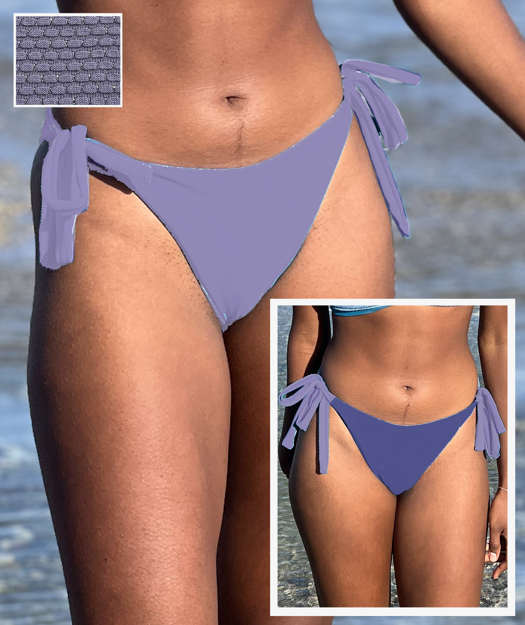 TU PUOI” Slip Laccetti - Lavender