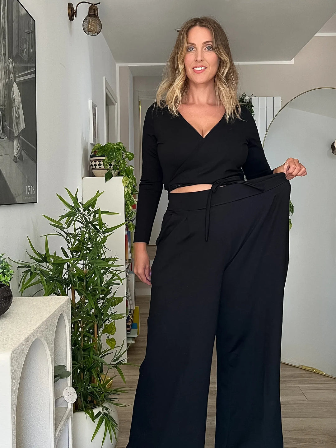Pantalone THE BOSS Punto Milano - Verde Bosco (PREORDER)