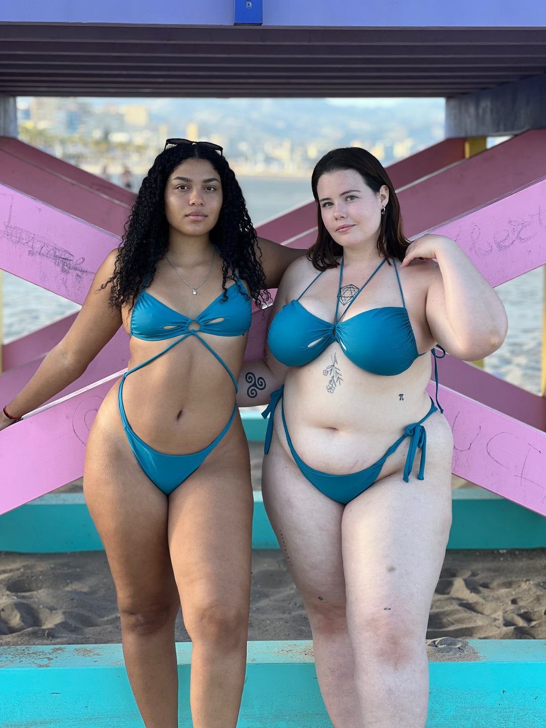 “TU PUOI” Slip laccetti - Oceano