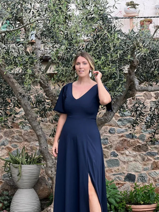 Abito INCANTO lungo - Midnight Blue Gloss