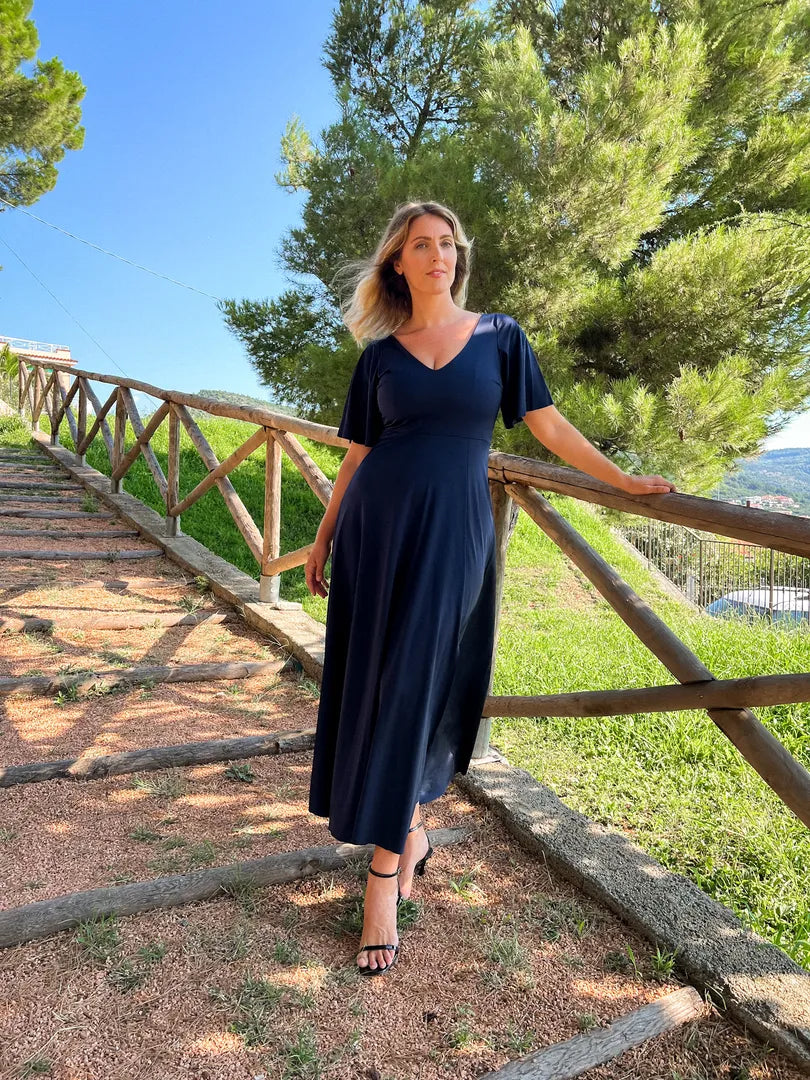 Abito INCANTO lungo - Midnight Blue Gloss