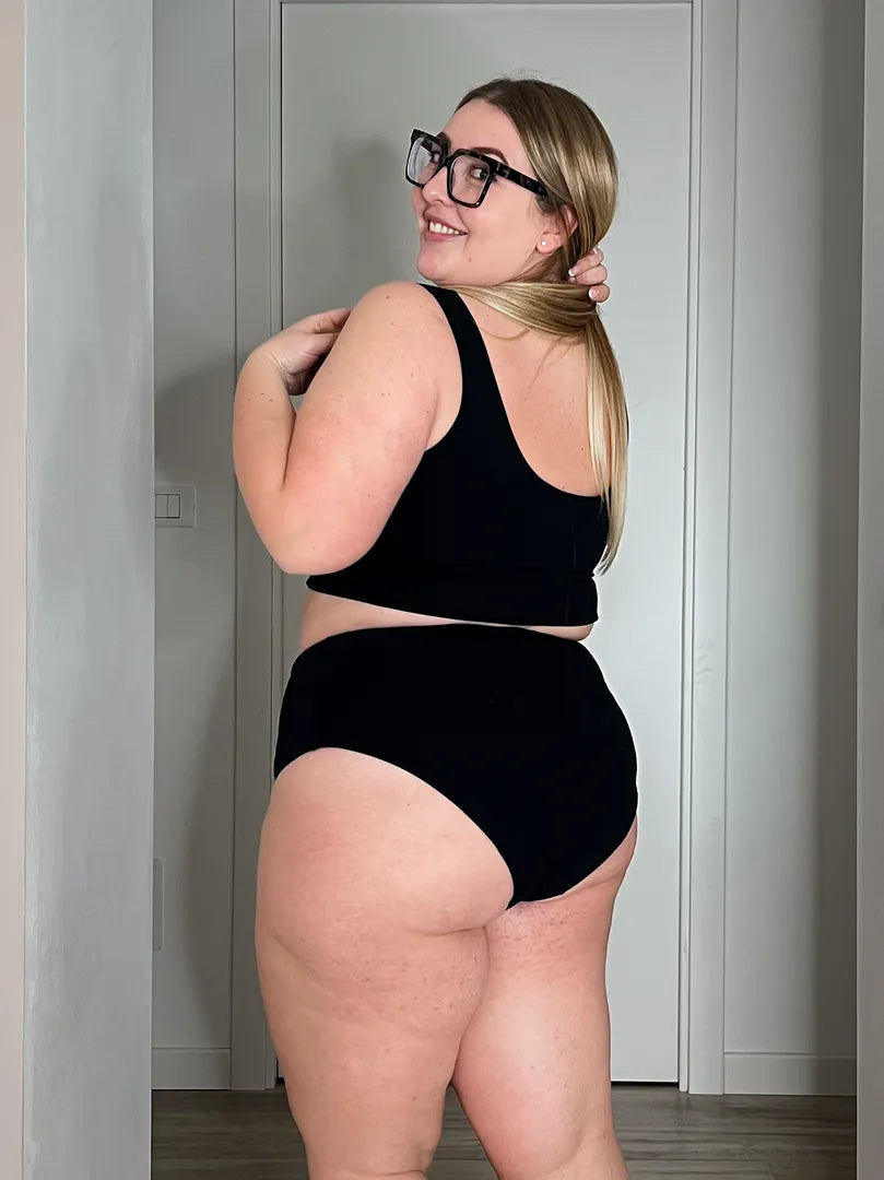 Culotte DEMURE Shaper Cotone - Nero