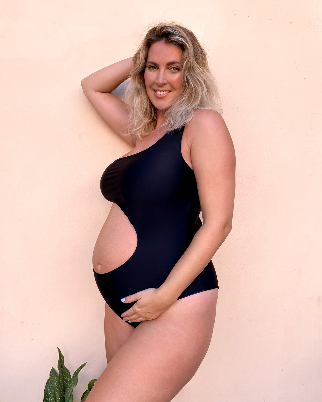 Intero Monospalla "Amazzone" - NERO effetto Ecopelle / Opaco