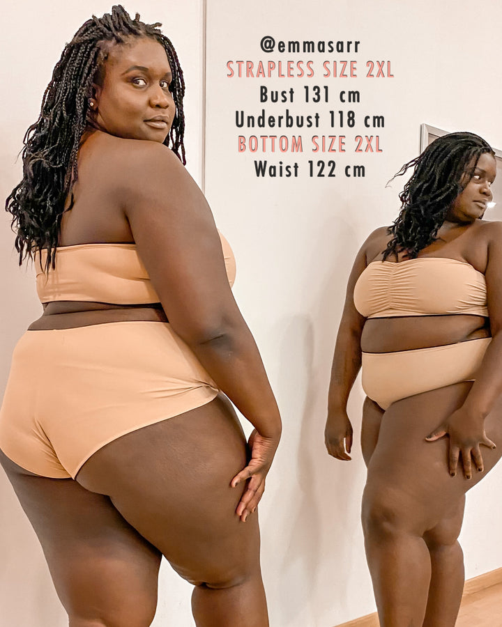 Culotte Double - 2 strati Sculpt - NERO / BEIGE