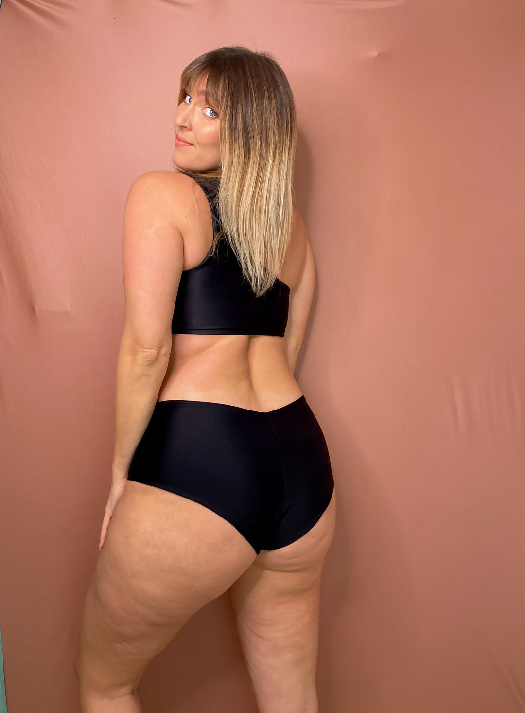 Venus Slip - NERO effetto Ecopelle / Opaco