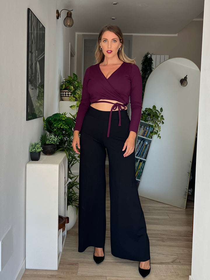Pantalone PALAZZO Punto Milano - Nero