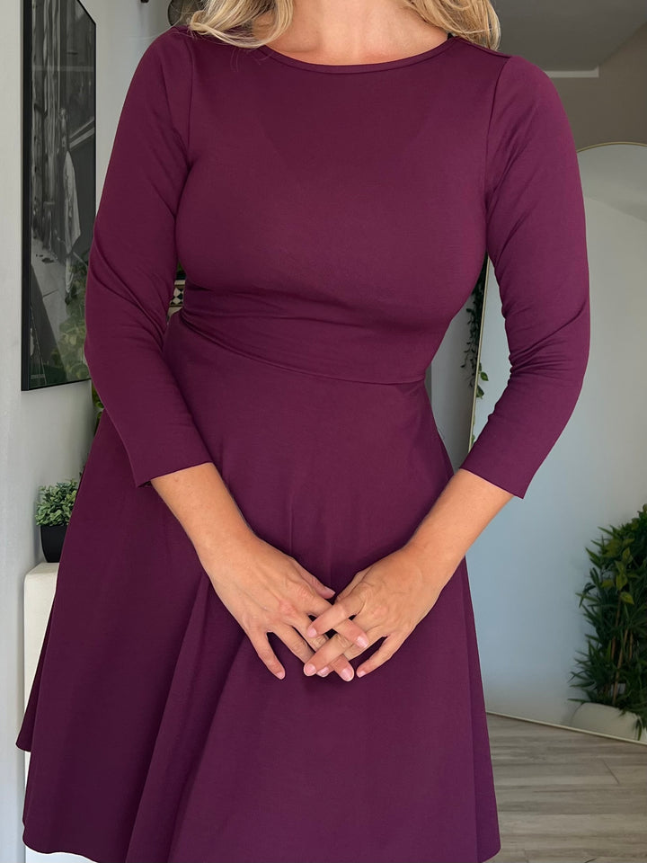 KIM sheath dress - black velvet