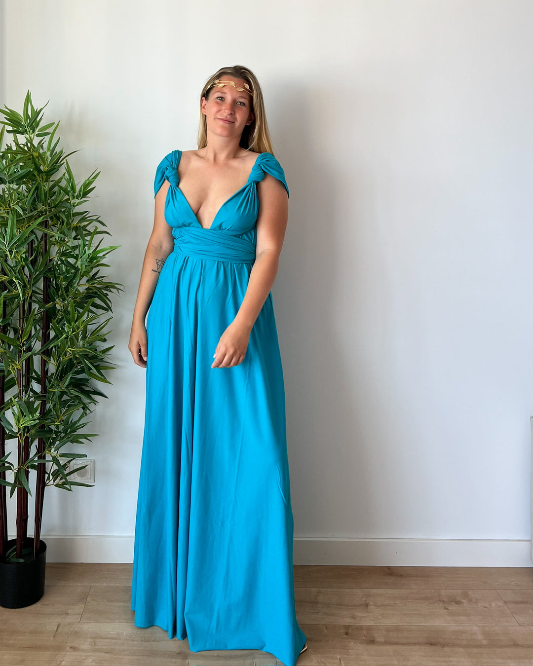 Dress OLIMPIA - Turquoise