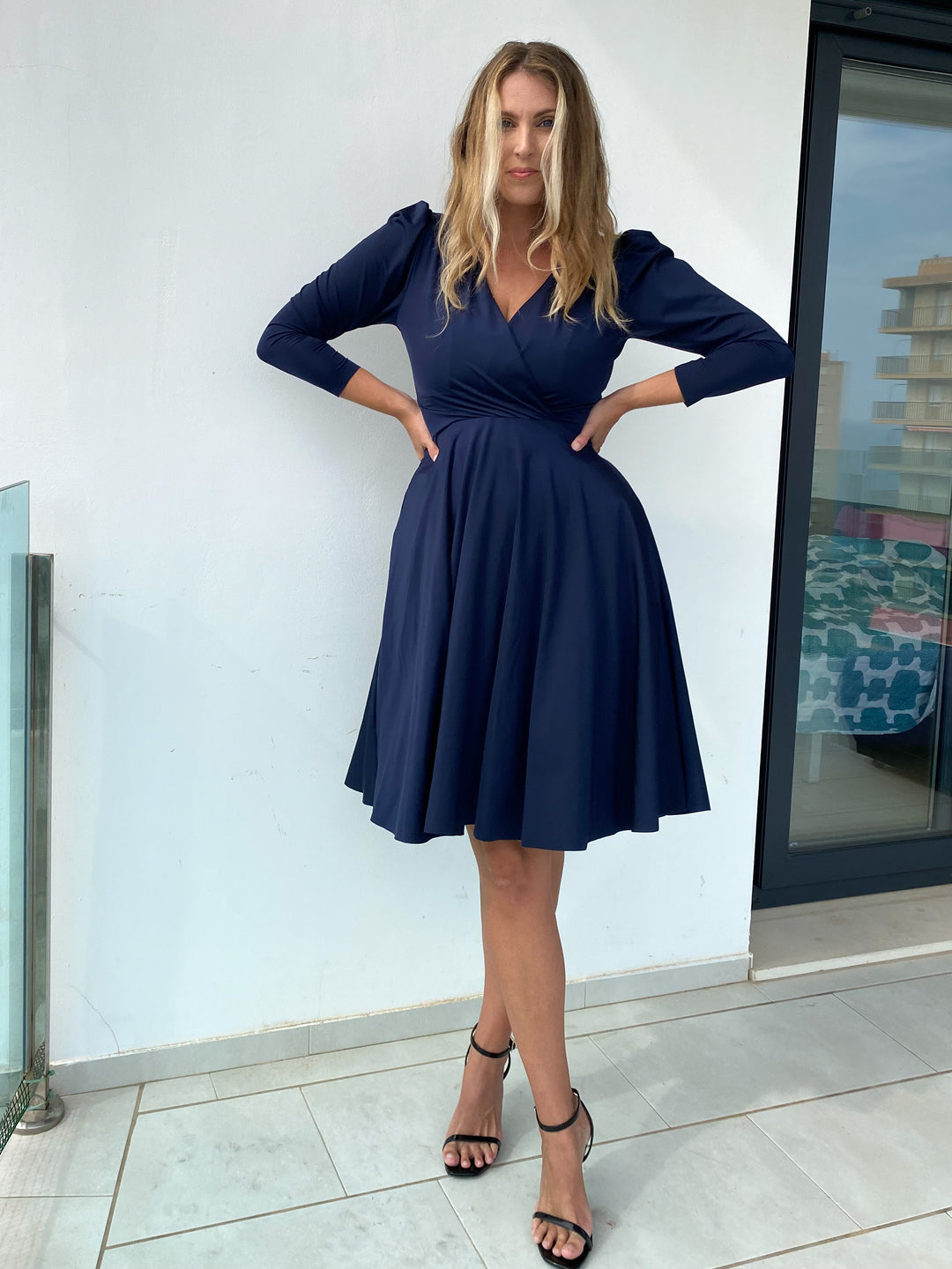 JUNO Dress - Midnight Blue