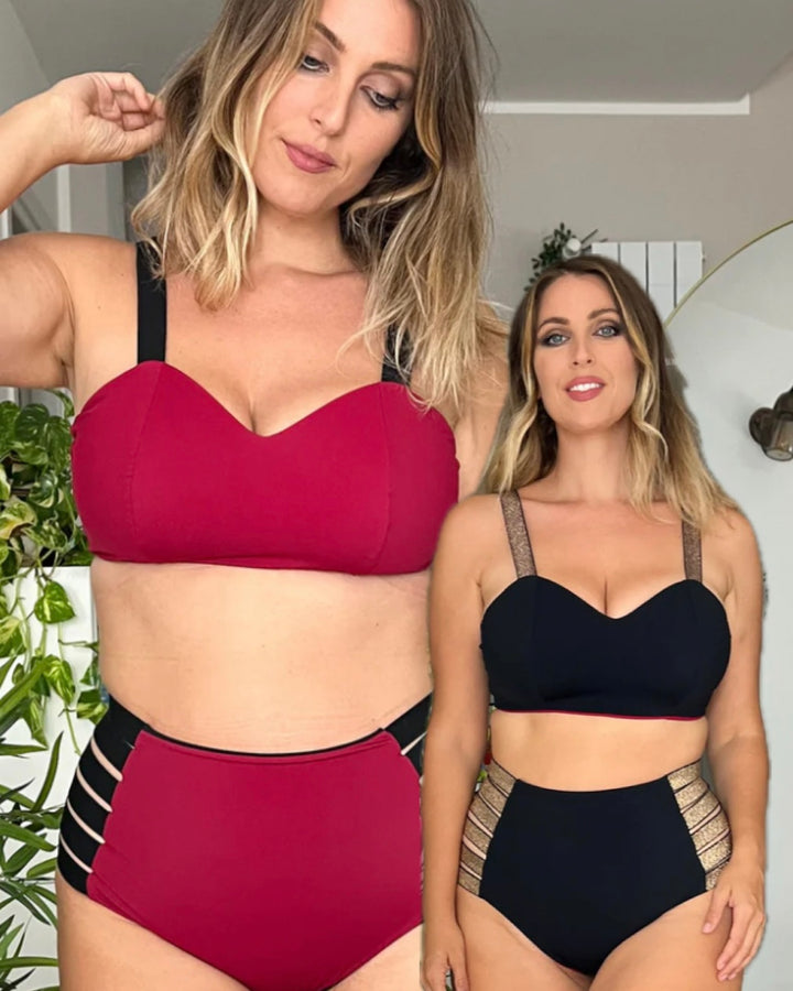 Culotte THE ONE Best Shaper - Nero Oro / Rosso Profondo