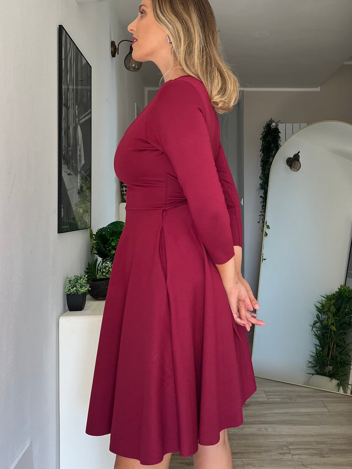 KIM sheath dress - black velvet