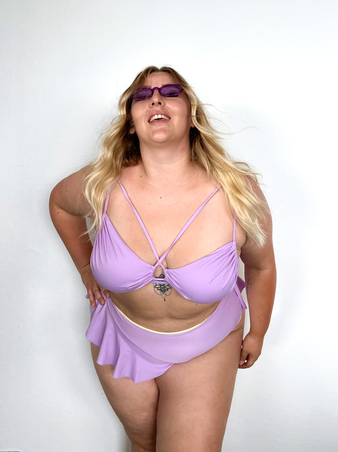 “AS YOU WANT ME” Triangle Bra - Lilac