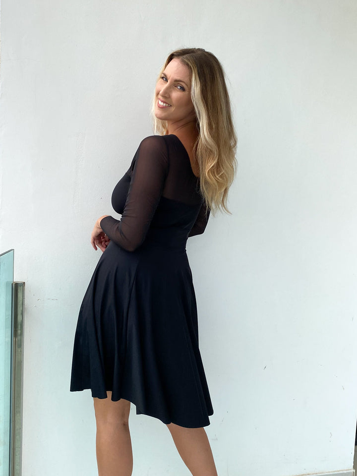 Midi Skirt - BLACK Sculpt