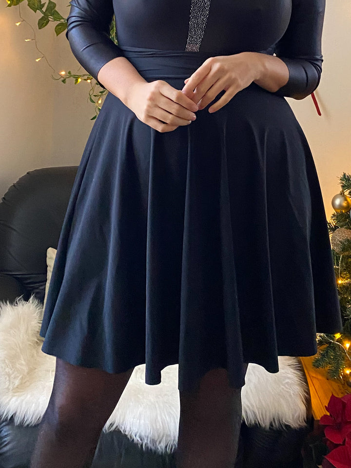 Midi Skirt - BLACK Sculpt