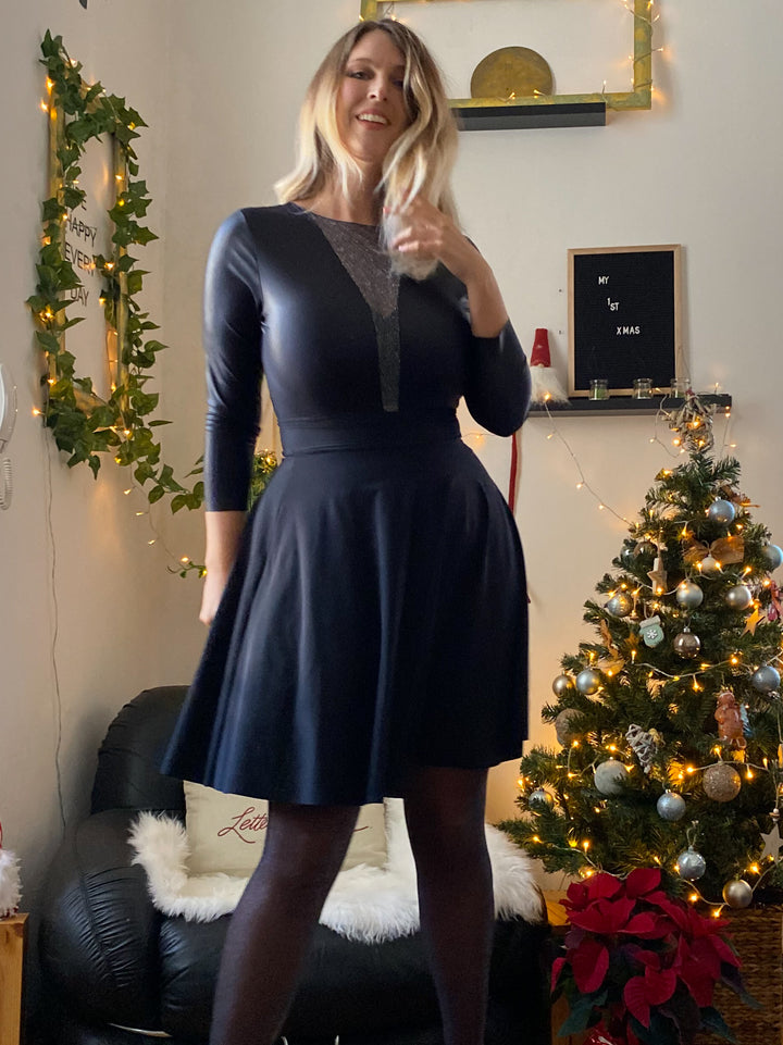 Midi Skirt - BLACK Sculpt