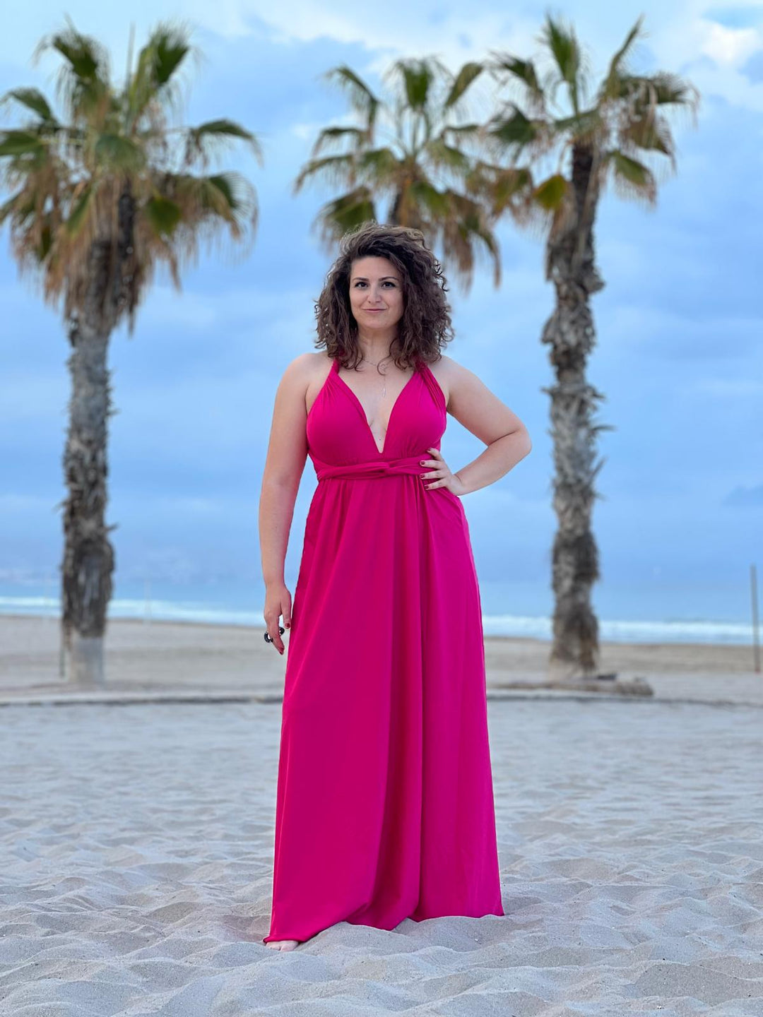 Dress OLIMPIA - Sunset