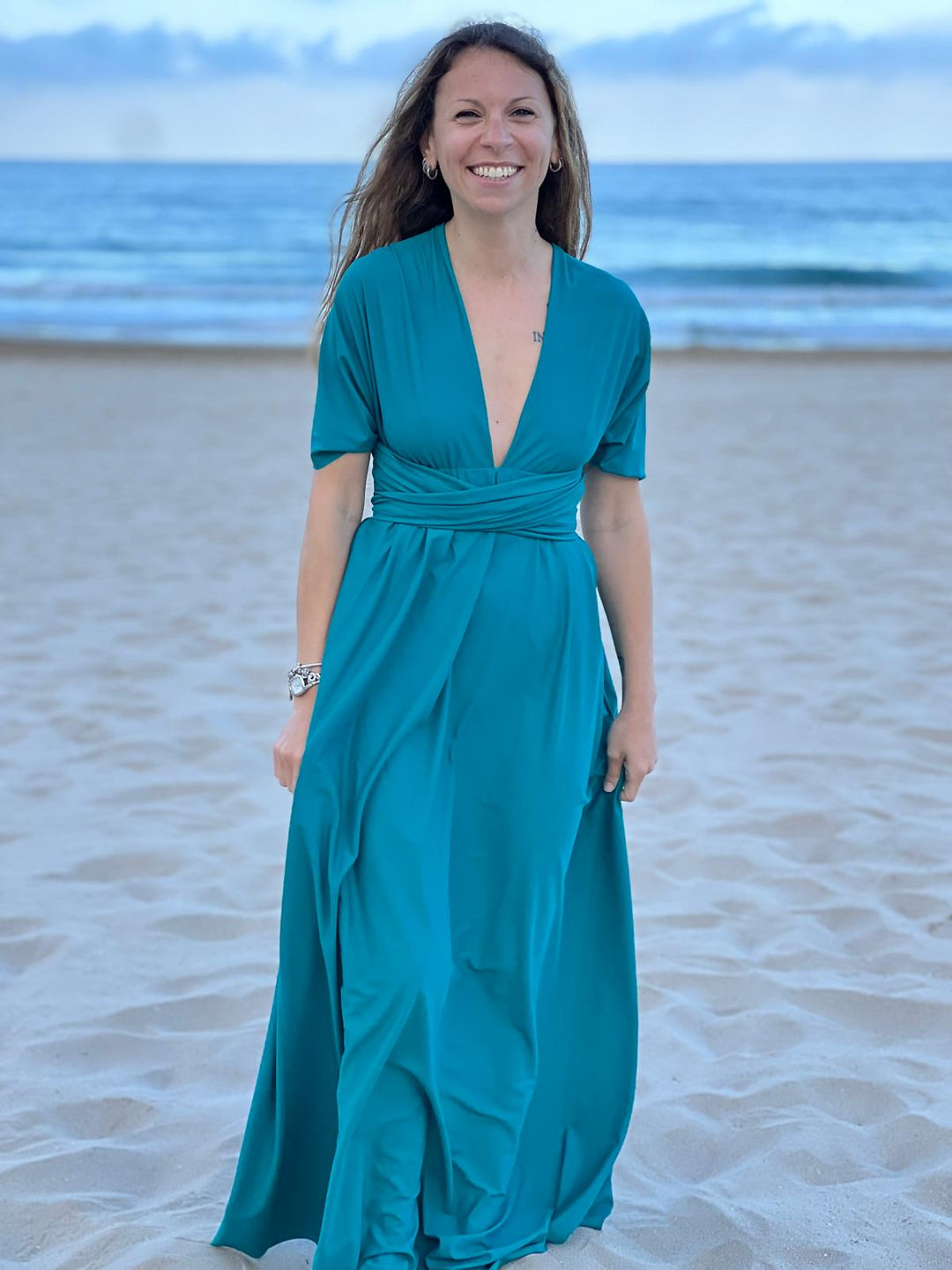 Dress OLIMPIA - Turquoise