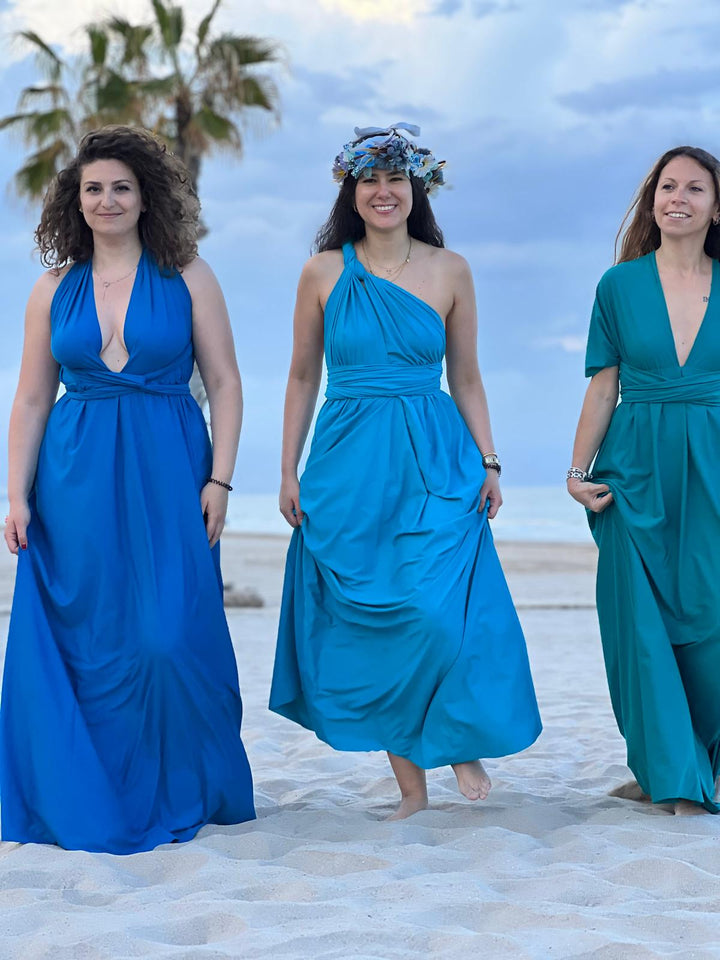 Dress OLIMPIA - Turquoise