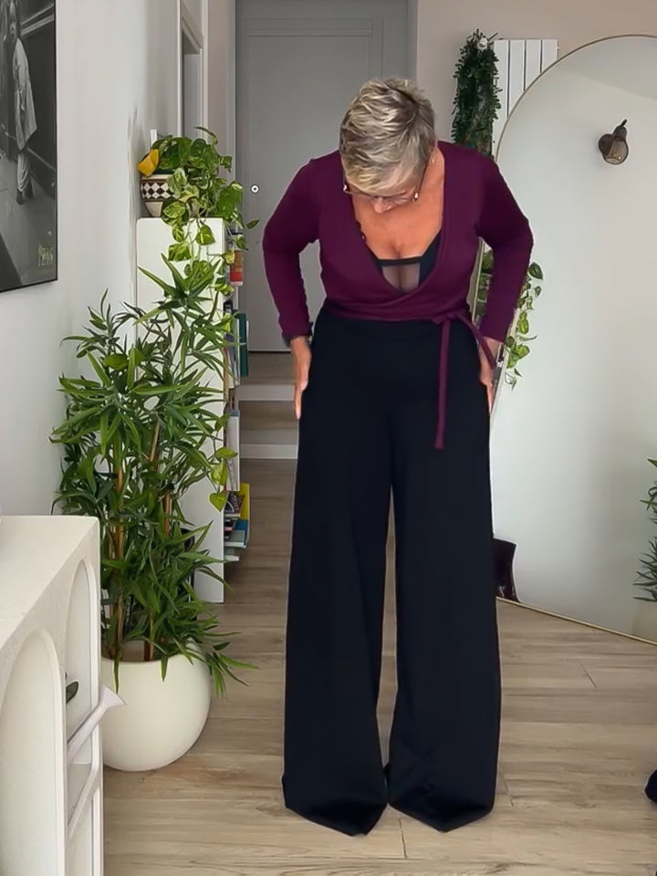 Body AURA - NERO Sculpt con Tulle