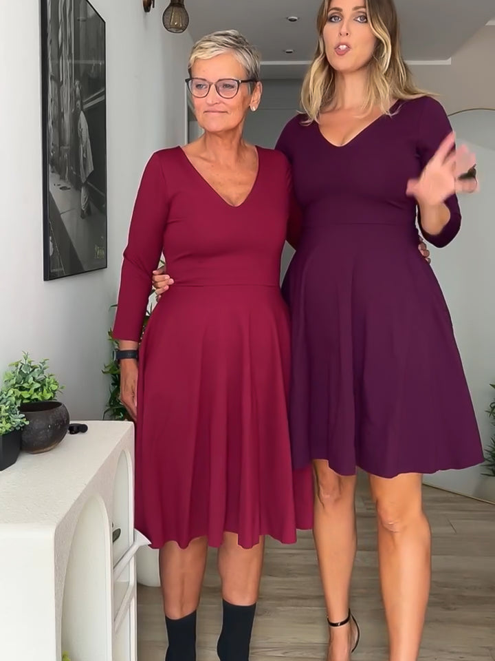 KIM sheath dress - black velvet