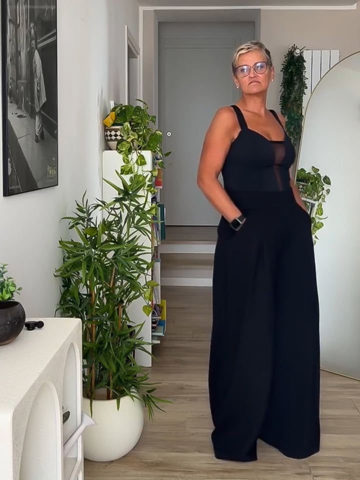 Body AURA - NERO Sculpt con Tulle