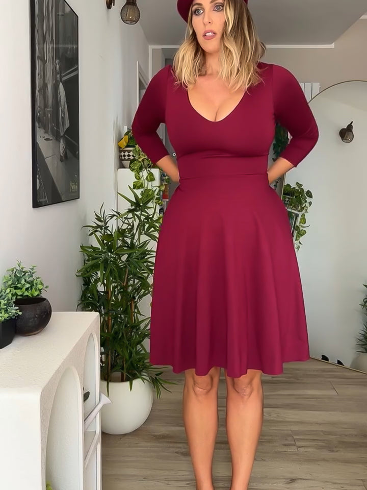 KIM sheath dress - black velvet