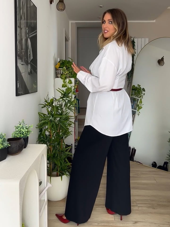 Pantalone PALAZZO Punto Milano - Nero