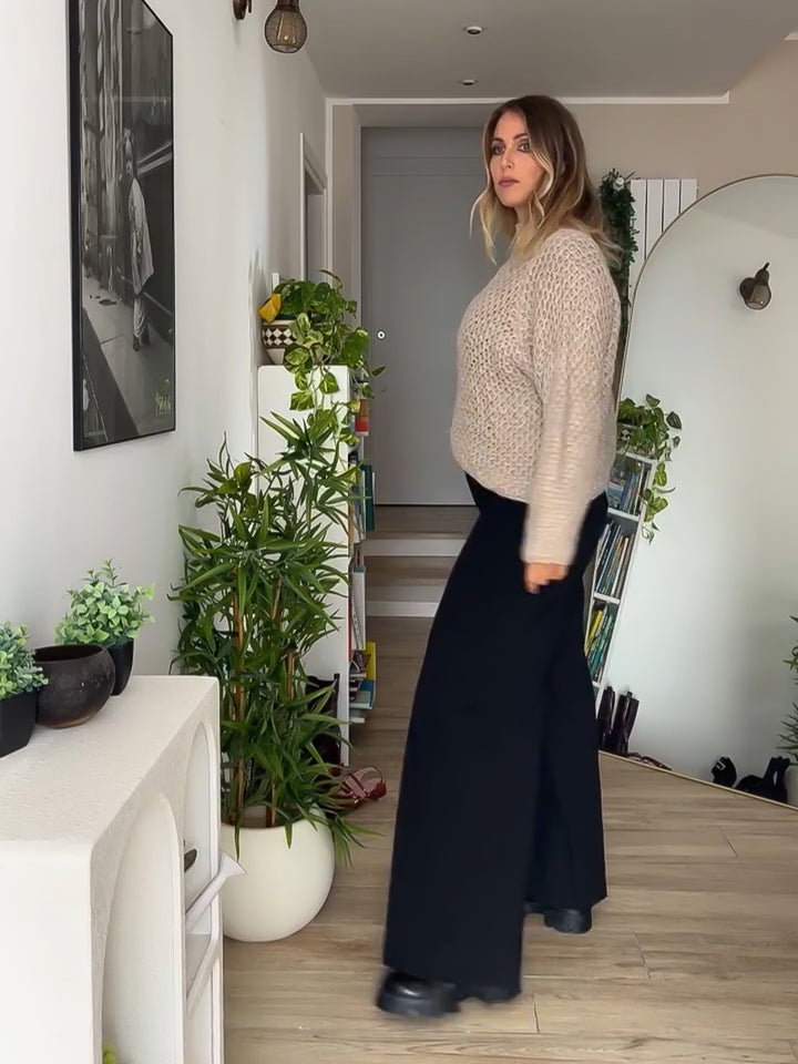 Pantalone PALAZZO Punto Milano - Nero