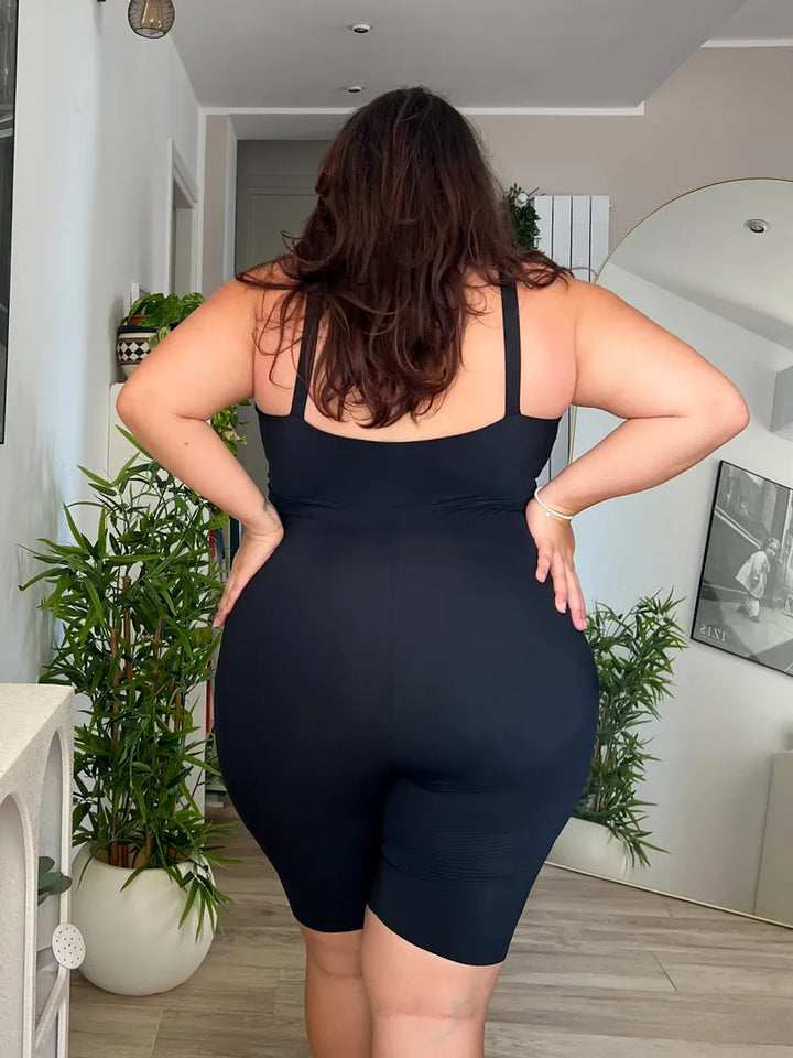 Tutina modellante IRINA - doppio Sculpt Nero